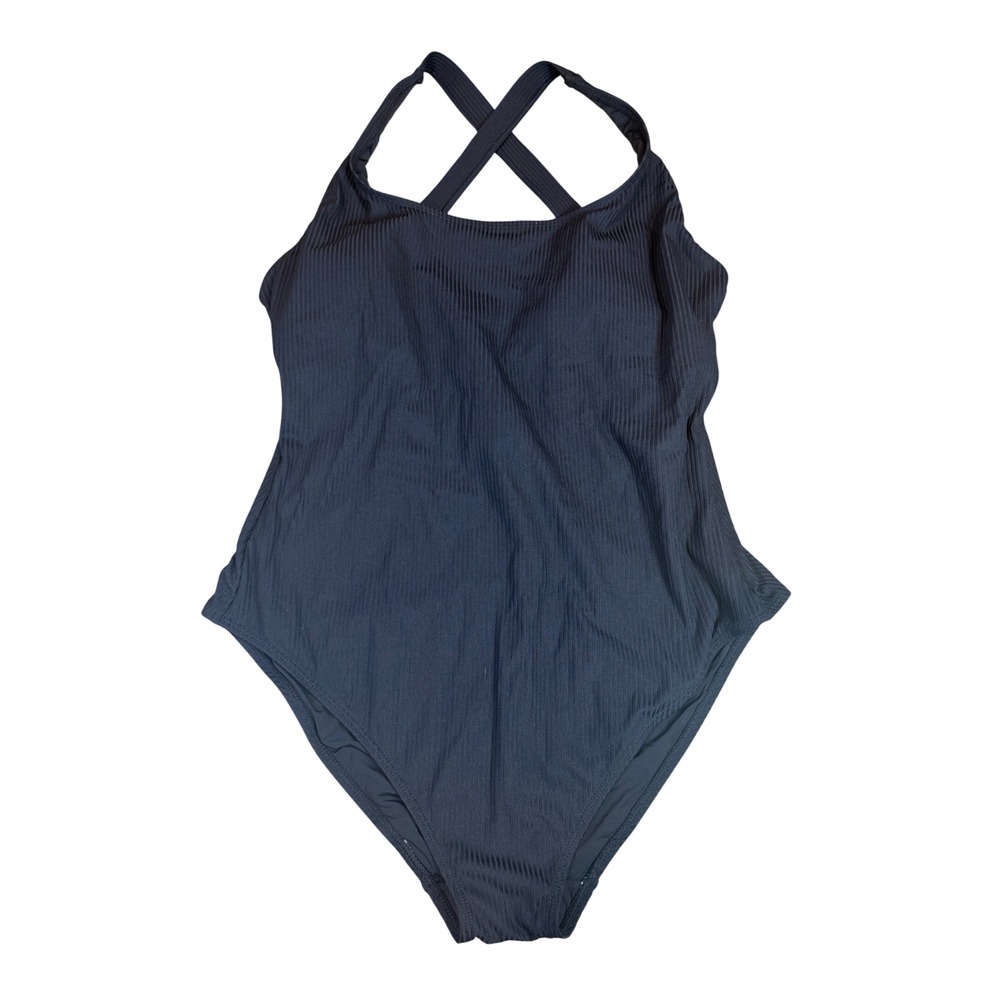 Andie Swim The Tulum One Piece Swimsuit Ribbed Black Size 2X - Picture 3 of 8
